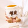 Cartoon Teapot and Coffee Cup Plush Toy - Cute Travel Doll for Afternoon Tea