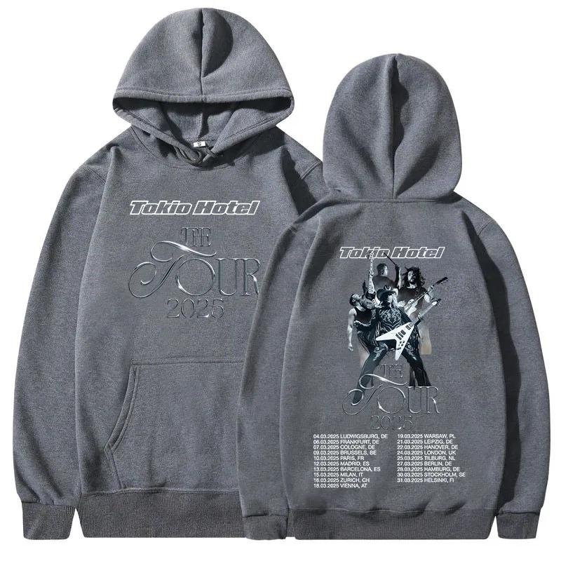 Rock Band Tokio Hotel Arena Tour 2026 Men's Hoodie Vintage Long Sleeve Fashion Sweatshirt Man Hip Hop Pullover Hooded Streetwear104