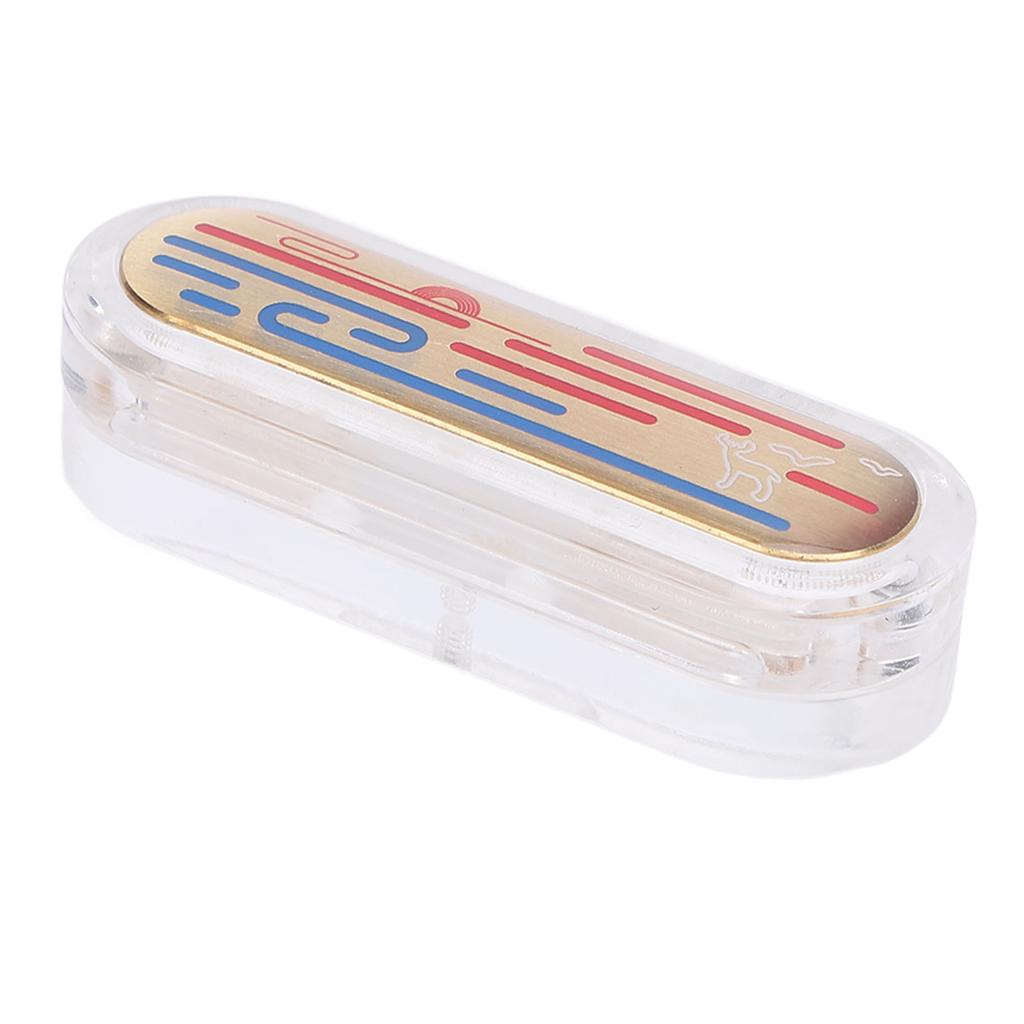 Haptic Slider Fingertip Toy Mechanical Push Card Toy Portable Fingertip Slider Toy for Office Home