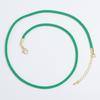 ZHUKOU Braided Cord Necklace Handmade DIY Jewellery Making Accessories Total chain length: approximately 19.69 inches