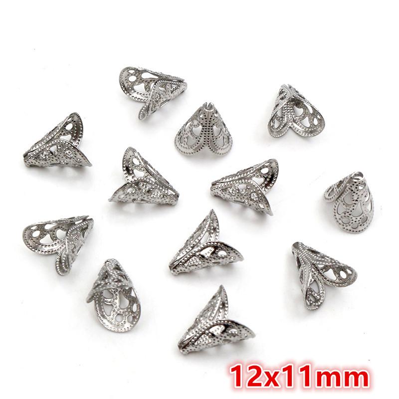 30pcs Stainless Steel Drop Extender Chain Pendant End Spacer Caps End Crimp Crod Bukle Tip Clasp DIY Jewelry Making Accessories