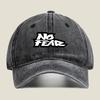 No Fear Bold Text Fashion Washed Baseball Cap Outdoor For Womens Unisex FeUnisex Beach Dad Hat Hip Hop