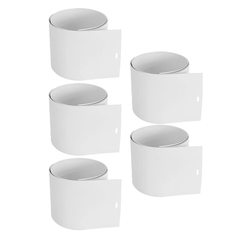 5 Pcs Black Window Blinds Replacement Slats Replacements Doors and Windows Intelligent Vertical White bianco