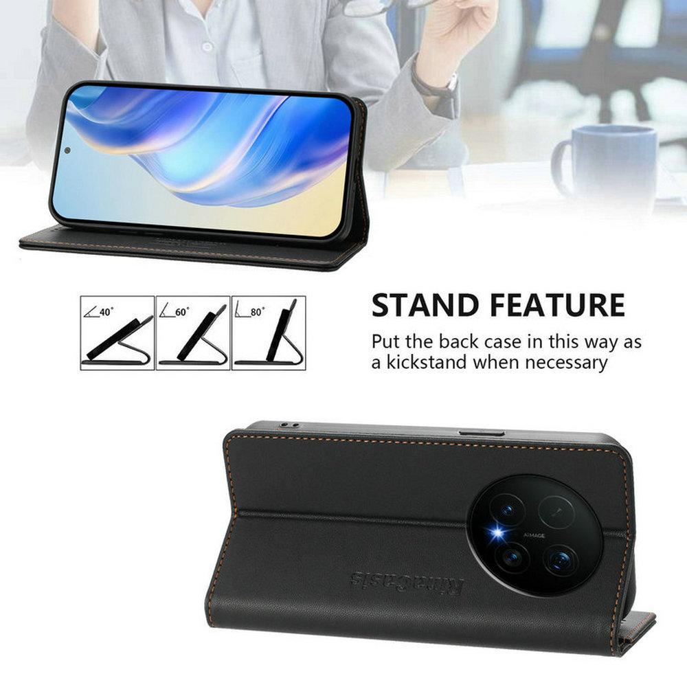 Für Huawei Honor Magic 8 Pro 5G 2025 Wallet Funda EFID Leder Klappbuch Etui Honor Magic7 Lite Hülle Magic 7 8 Pro Magnetische Hülle