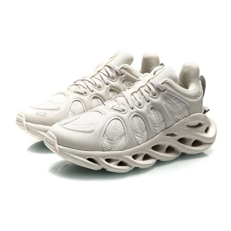 Li Ning Arc ACE Cushioning Slip Resistant Low top Running Shoes Women's White ARHP308-2