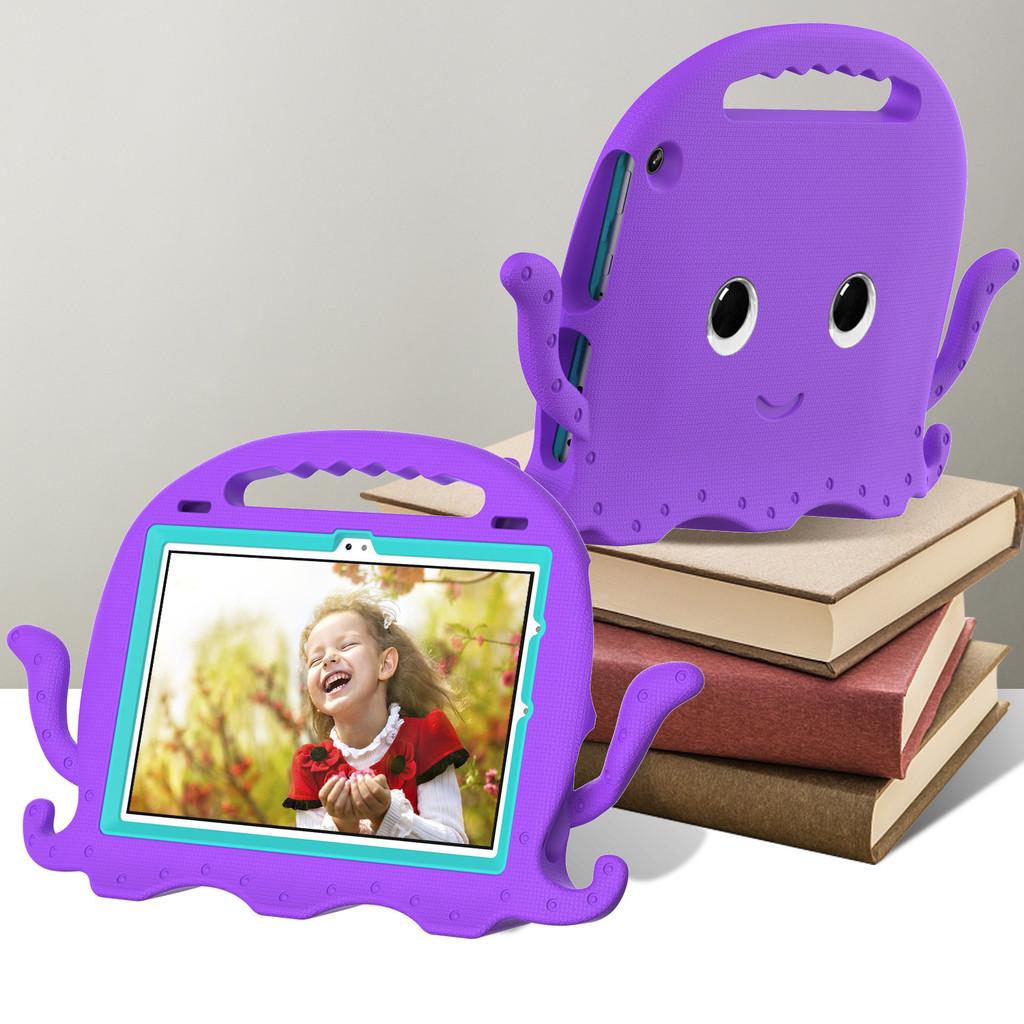 Fire For Kindle Hd10 2021 Cartoon Octopus Tablet Anti Drop Case Daily Life Use