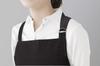 KOEI Made in Japan Neck Bib Length Water Thick and Heat KE90 Apron, 90cm, Repellent, Antistatic, Resistant, Unisex, (Black)