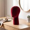 Mannequin Head with Bust Velvet Flocked Soft for Retail Counters
