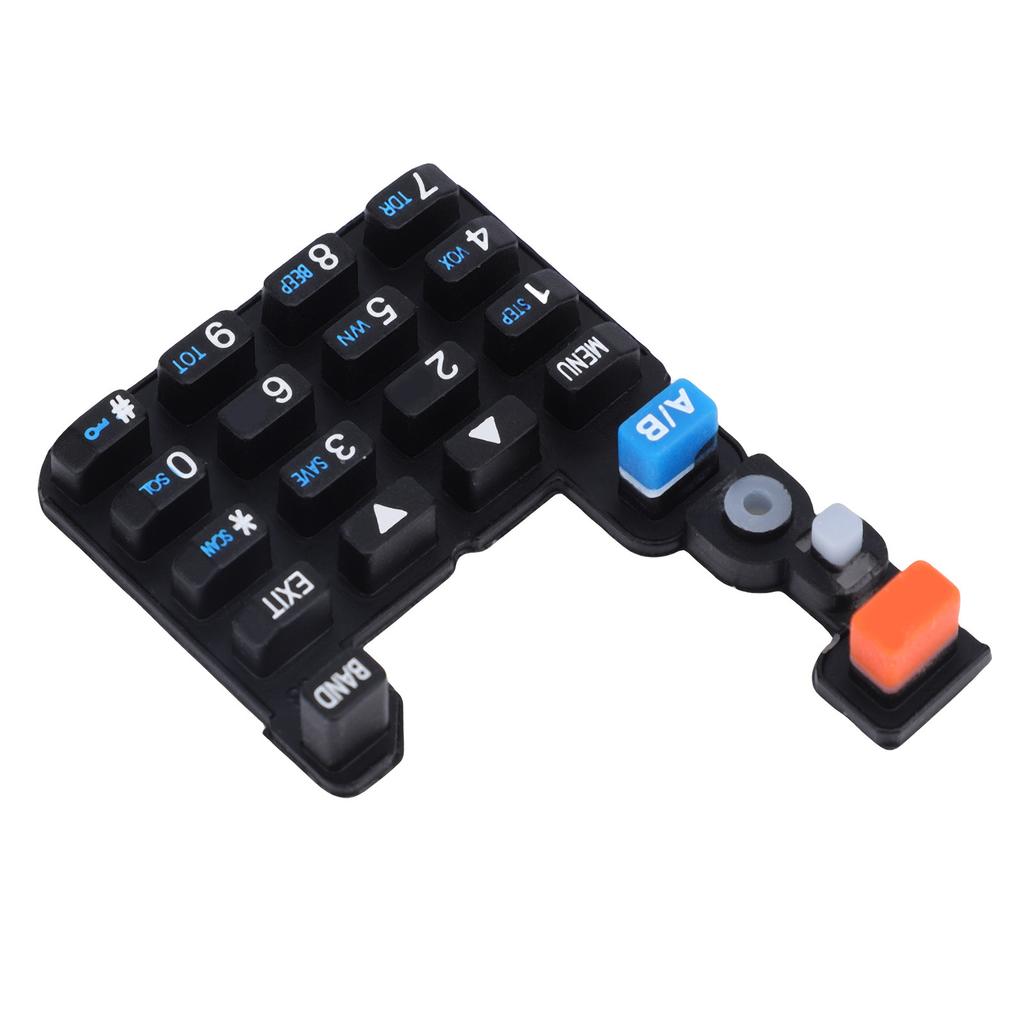 10PCS Number Keyboard Replacement for UV-5R UV-5RA UV-5RC UV-5RE Series Radio Silicone Keypad
