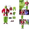 The Grinch Costume Set With Plush For Holiday Celebrations