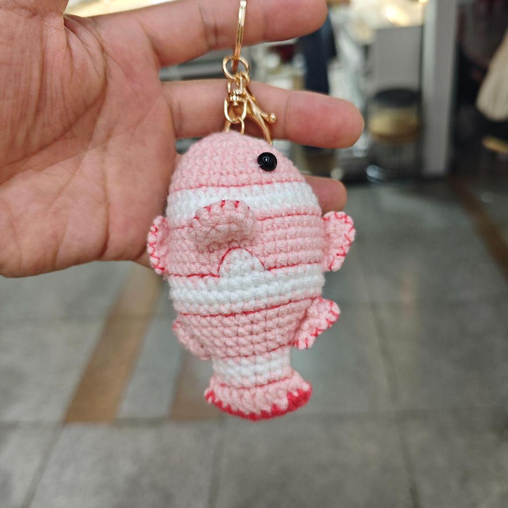 Handmade Marine Life Keychain: Octopus, Shark, Lobster, Starfish, Turtle