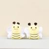 Bee Whimsical Cartoon Plush Keychain Accessory Cute And Adorable Doll For Backpacks And Keys