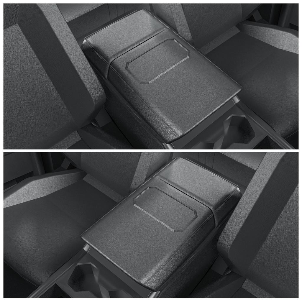 For Tesla Cybertruck 2025 2025 Armrest Box Protective Cover Central Control Armrest TPE Protector Mat Car Interior Accessories