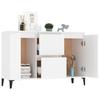 Sideboard White 102x35x70 Cm Engineered Wood