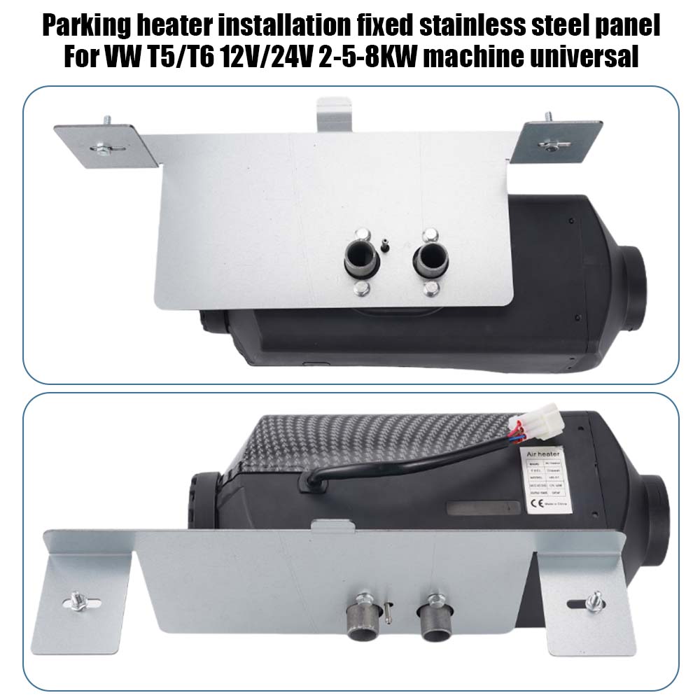 Car Air Diesel Heater Base Mounting Bracket Floor Plate Silver Sturdy Plate For Eberspacher Webasto Car Truck VAN T5/T6