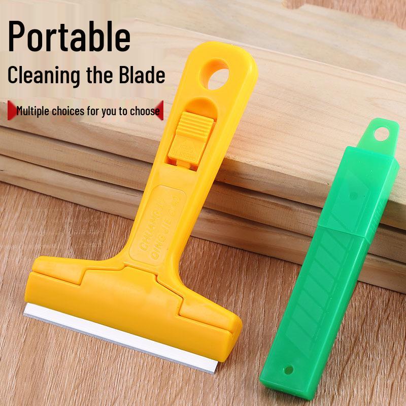 Multi-Purpose Cleaning & Scraping Tool for Adhesive Removal and Caulk, Wall, and Floor Cleaning.