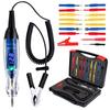 Test Light Probe Kit, 3-72V DC LED Digital Automotive Circuit Tester with Voltmeter, 18 Pieces Multi Function Auto Fuse Voltage Tester Electric Probe