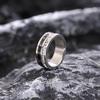 Roman Numeral Zirconium Diamond Titanium Steel Ring - Luxury Women's Jewelry
