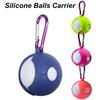 Golf Ball Protective Cover Silicone Portable Park Golf Ball Sleeve Holder with Buckle Golf Training Aids Small Waist Bag 5