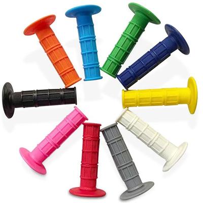 Universal Motorcycle Grips Non Slip Rubber Handle Bar End Grip 7/8" 22mm 24mm Left&Right Motorcycle Handlebar Grip for Motorbike