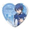 Hatsune Miku & Piapro Characters" Heart-Shaped Can Badges [6 Types in Total, Trading] Box of 6