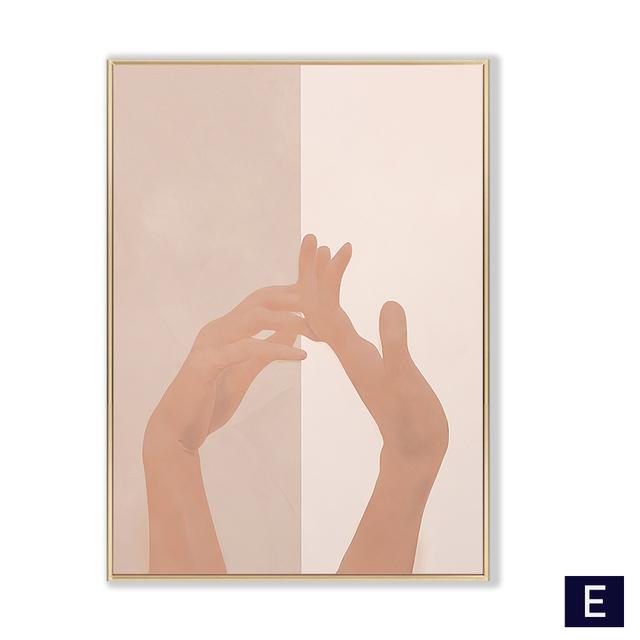 Boho Fashion Summer Woman Wall Art Beach Black Cat Canvas Painting Nordic Posters and Prints Pictures for Living Room Decor