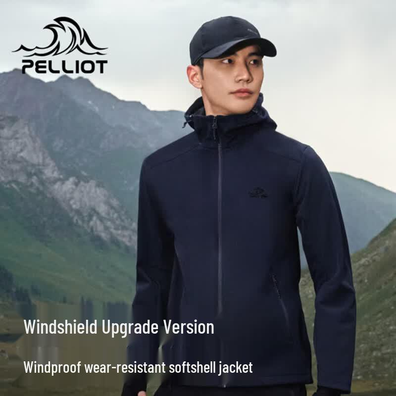 Pelliot Men s Windproof Outdoor Softshell Jacket M