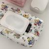 Wipes Case Quilted Baby Wipes Dispenser Dustproof Wipe Holder Printed Pattern Wipes Box Baby Wipe Case Keep Wipe Wet
