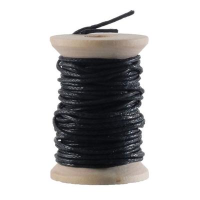 Black Waxed Cotton Cord 5m