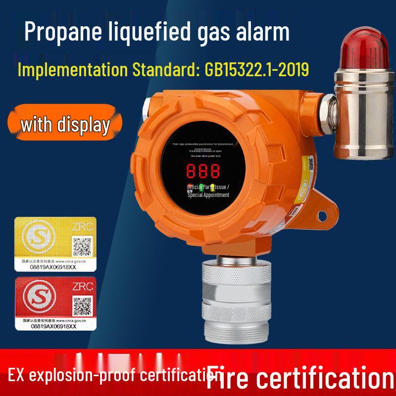 GY-LF-811 Gas Leak Alarm with Auto Shut-off for Methane & Propane