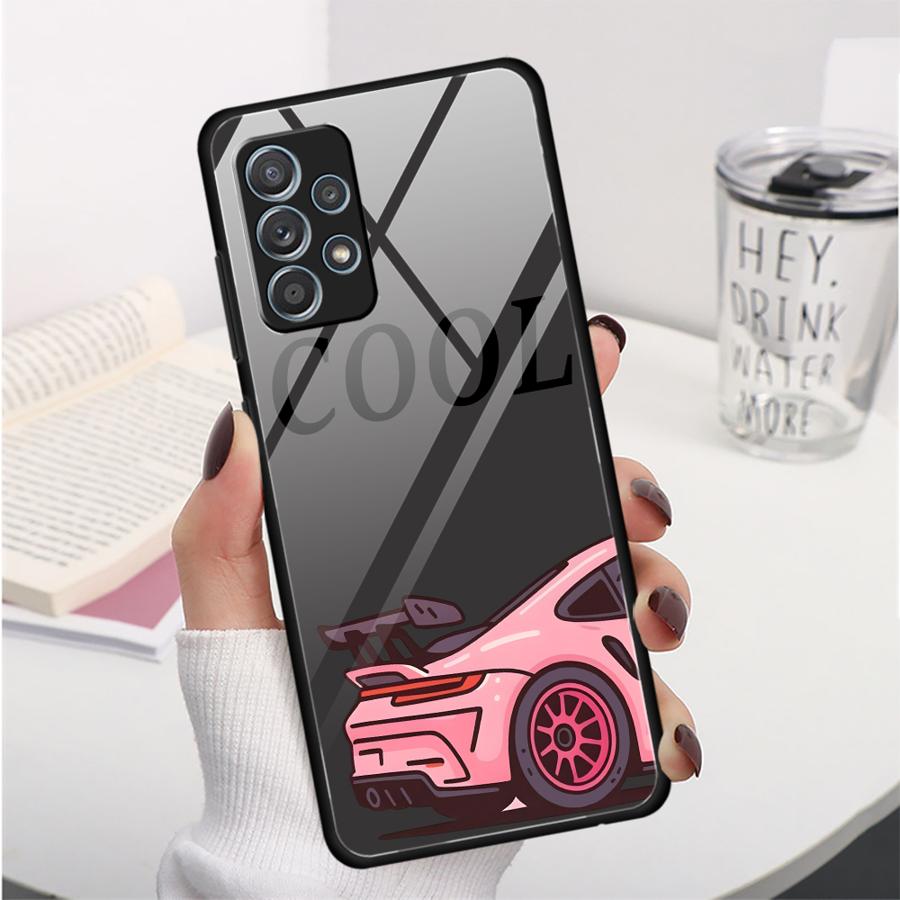 Case for Samsung Galaxy A56 A35 A25 A51 A52 A73 A34 A15 A50 A16 A02 A14 A30 A21 A06 A36 A71 A13 A20 A12 A10 Phone Cover Cool Car