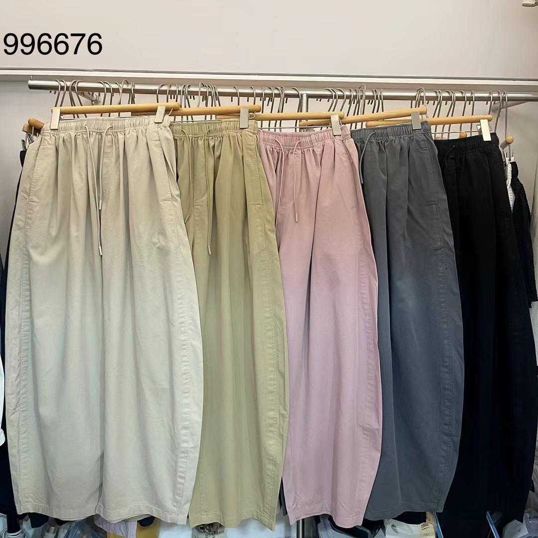 

Yinmu Весенние Эластичные Брюки-Галифе С Высокой Посадкой в Корейском Стиле Свободные Большого Размера для Фигуры Типа «Груша» One Size хаки