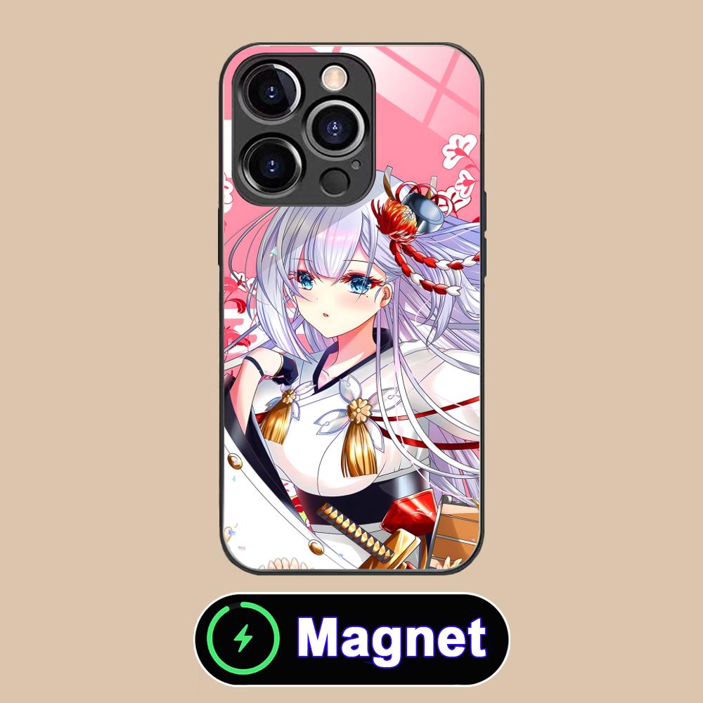 Azur Lane Shoukaku Phone Case for iPhone 17 16 15 14 13 12 11 Air Pro Max Plus Mini Glass MagSafe Cover