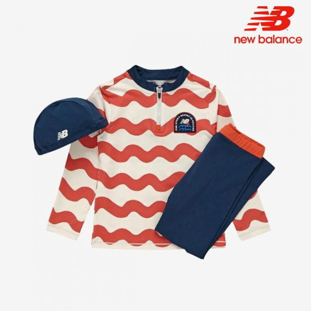 

New Balance Kids Rash Guard Uni 2 In 1 Nk9re2110u 20 Swimsuit 140/size