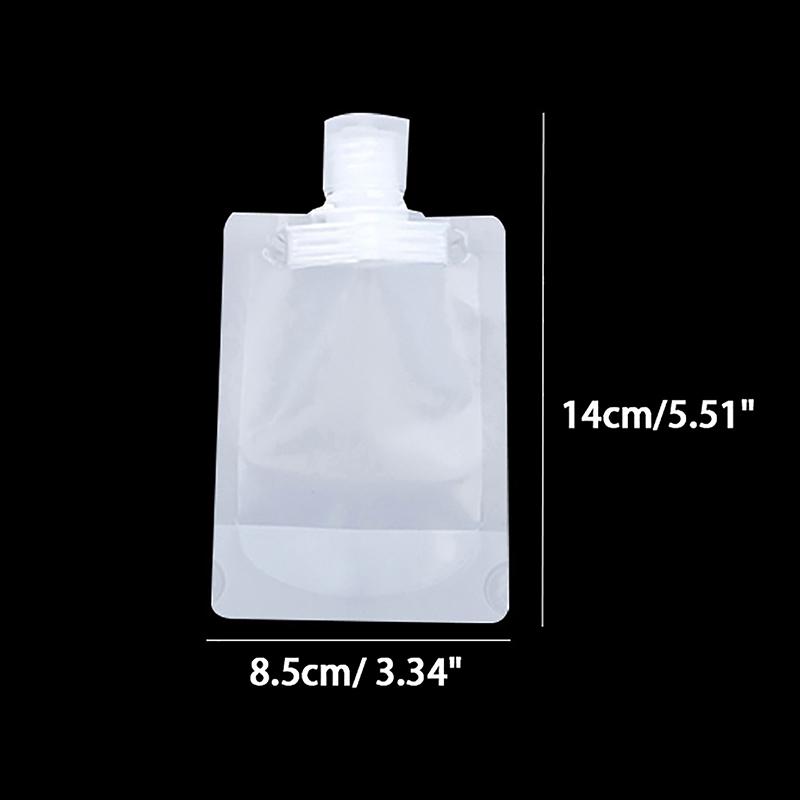 Przezroczysta torba do pakowania z klapką Plastikowa torba z wylewką, stojąca, przenośna torba podróżna do makijażu, na balsam do szamponu