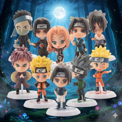 Figuren Naruto Set Anime Spielzeug 10 Stück 6 cm