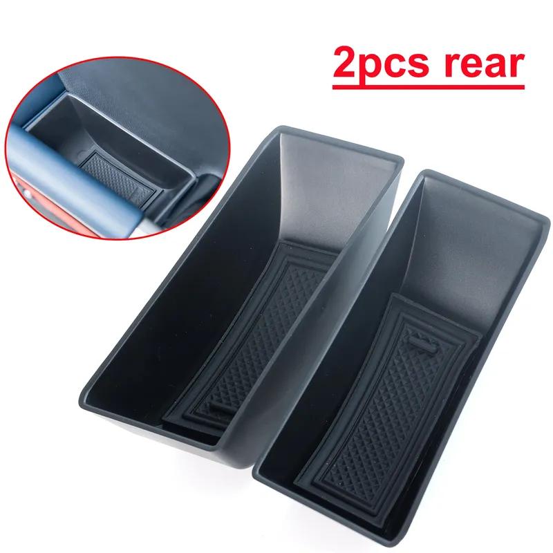 Car Interior Front Rear Door Side Handle Catch Storage Box Cover for BYD Atto 3 Yuan Plus 2024 Replacement Accessories