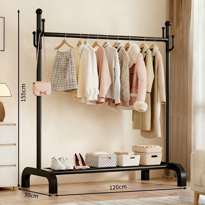 Multifunctional Floor-Standing Coat Rack and Clothes Dryer for Indoor Storage