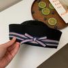 Japanese Women's Navy Hat Flip Brim Y2k Berets Fashion Bow Sailor Caps  Streetwear