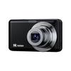 KDC125-BK Compact Digital Camera with 64MP High-Sensitivity CMOS Sensor and 6x Optical Magnification, Black (Black)