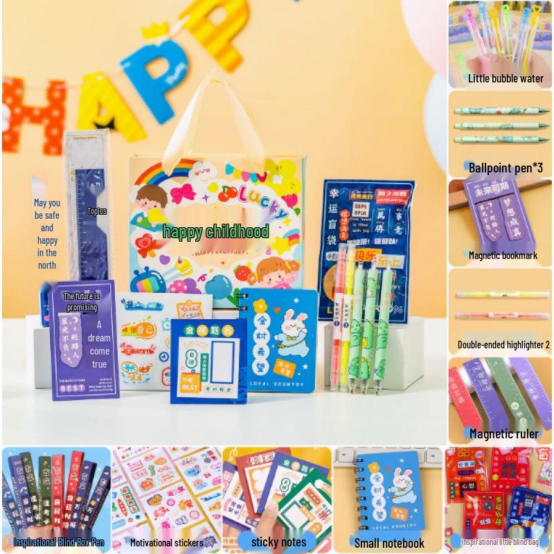 Capybara Schreibwaren Geschenkbox für Kinder: Perfekt für den Kindergarten, den Kindertag oder den Geburtstag - Ideales Geschenk für das Lernen und die Kreativität von Mädchen.