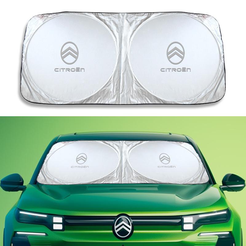 Car Sunshade Windshield Ultraviolet-proof Sun Visor For Citroen C5X e-C4 X e-C3 C4 C3 C5 Berlingo C-Elysee C-Crosser C1 C6 C2 ajz256