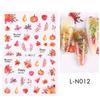 Thanksgiving Nail Decorations 6 Sheets with Maple Leaves and Pumpkins Self Adhesive Nail Art Stickers for Women