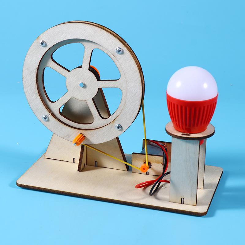 Hand-Crank Generator Kit for Student Science Experiments and DIY Physics Projects