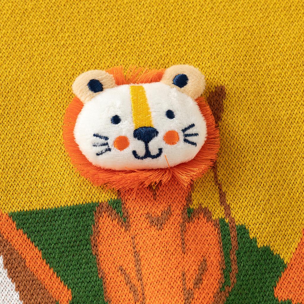 Boys Cartoon Knit Sweater Pullover Long Sleeve Casual Fashion Top Clothing for Toddler and Kids