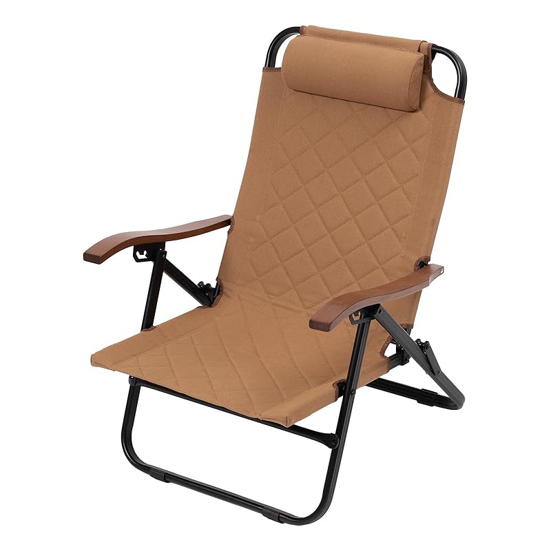 

Highlander climax low chair Comes with storage bag outdoor chair reclining camel