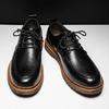 Genuine Leather Mens Oxford Shoes New British Casual Leather Shoes New Trend Versatile Man Business Dress Footwear Formal Flats