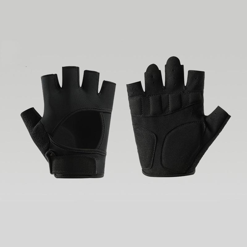 Wear Resistant Fitness Gloves Breathable Fingerless Gloves Cycling Half Finger Gloves Yoga Sports Mittens