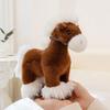 PP Cotton Realistic Horse Plush Toys Soft Horse Mascot Stuffed Animal  Year of Horse