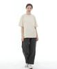 Seinteukeulu Wide Ankle Drop Fatigue Pants Waf-319 Dark Gray